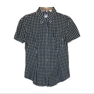 Vintage Moschino Gingham Checkered One Pocket Button Down Shirt